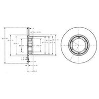 ON/ARKA FREN DISKI TAKIM RENAULT R12 DACIA 1210 - 1300 - 1310 - 1410 - DUSTER