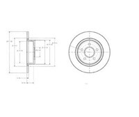 ARKA FREN DISKI TAKIM 278MM CONNECT 02>