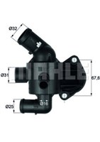 TERMOSTAT POLO - GOLF6 - JETTA - PASSAT - A3 - CADDY CAYA - CAYB - CAYC - CAYE - CFHC - CLNA - CFWA 1.2 - 1.6TDI