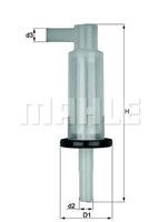 YAKIT FILTRESI DIZEL ARA FILTRE PIPO TIP MERCEDES OM616 / VOLKSWAGEN