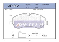 ON FREN BALATASI CIFT FISLI V362 - V363 - CUSTOM