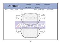 ON FREN BALATASI FOCUS II - III - C - MAX - KUGA - C30 - C70 - S40 - V40 - V50 2004 - 