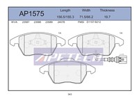 ON FREN BALATASI GOLF5 - GOLF6 - JETTA - CADDY - PASSAT - LEON 2004 - 