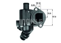 TERMOSTAT GOLF5 - PASSAT - A3 - A4 ALZ - BWA 1.6 - 2.0 FSI 04 - 10