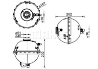 RADYATOR YEDEK SU DEPOSU [GENLESME KABI] F20 - F21 - F22 - F23 - F30 - F31 - F34 - F35 N13 - N20 - N26 - B38 10 - 18